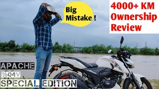 TVS Apache RTR 1604v Special Edition || 4000+ KM Ownership Review