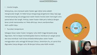 Perawatan dan Perbaikan pada Water Heater