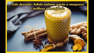 ☕Leite dourado vegano bebida indiana ajuda a emagrecer🏃