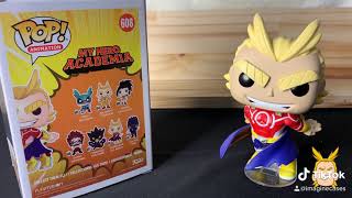 Review unboxing funko pop All Might #608 - colecionáveis