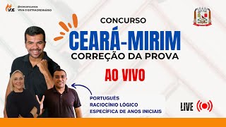 Concurso Ceará-Mirim: Correção da prova (Nível Superior)