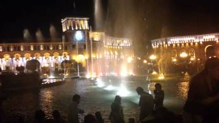 Yerevan 2015 ..Dancing  Fountains of Republic square..