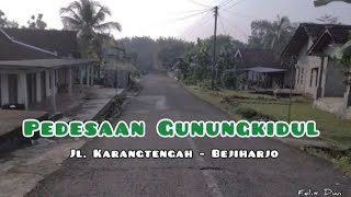 Jalan pedesaan Gunungkidul || Jalur alternatif Wisata Goa Pindul Bejiharjo