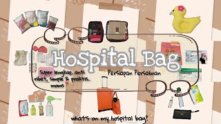 ISI TAS BERSALIN || HOSPITAL BAG || LIST & PERLENGKAPAN TAS MELAHIRKAN || whats on my hospital bag?✨