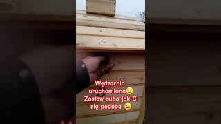 Wędzarnia uruchomiona 😉Zostaw suba jak Ci się podoba i pomóż rozbudować kanał 🖐 #foryou #homemade#dc