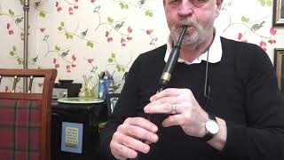 Chanter practice: Highland Laddie