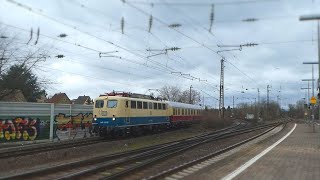 BR 140 in Mainz Bischofsheim: Überführung vom DB Museum