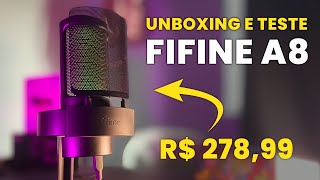 ESSE MICROFONE É MUITO BOM | UNBOXING  E TESTE - FIFINE A8