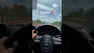 Hyryder #hyryder #grandvitara #travel #newcar #hybrid #minivlog #naiksauto #speed