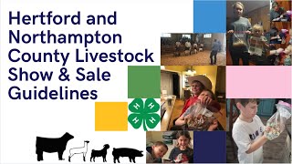 Livestock Meeting information for June 9th Show day