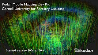 Kudan Handheld Mapping Dev Kit Demo - Cornell University Forestry Use-case