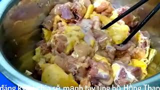 Độc chiêu làm món Gà Kho Sả Ớt đảm bảo ngon by Hồng Thanh Food