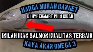 INILAH IKAN SALMON KUALITAS TERBAIK KAYA AKAN OMEGA 3 , HARGA Rp.39.900 per seratus gramnya.