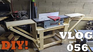 Woodshop Makeover! DIY Jointer stand AND Miter Saw Stand! | VLOG 057