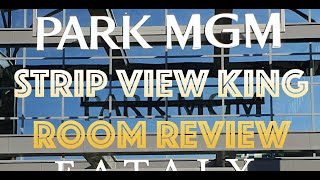 Park MGM Strip View King Room Review & Strip Time Lapse