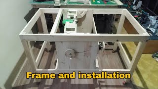 Homemade table saw diy , table saw rakitan part 3