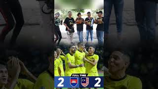 Fulltime Cambodia vs Malaysia #aseancup2024