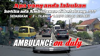 AMBULANCE DASHCAM INDONESIA | Perjalanan menuju Surakarta