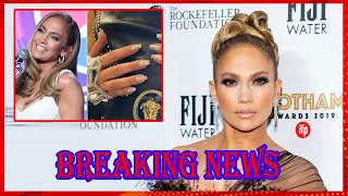 Breaking News!  Jennifer Lopez Debuts Blinged-Out Nails With Countless Swarovski Crystals