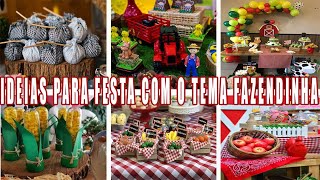 Festa Fazendinha Simples e Barata | Ideias | Mamão com Açúcar