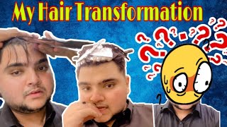 MY FIRST HAIR TRANSFORMATION|FACIAL DAY|VLOG BY KHURAIM KHAN