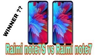 Compare speed test Radmi note 7 vs Radmi note 7S / Krrish tech