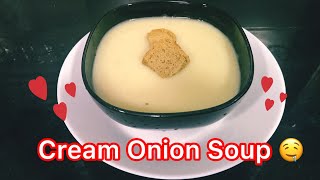 شوربة البصل بالكريمة على الطريقة الفرنسية | Cream Onion Soup