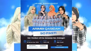 🔴🔴LIVE QOSIDHAH ARIMBI // WEDDING DIDIK & DEVI // 16 NOVEMBER 2024 DK.PERDIKAN DS. GETASREJO