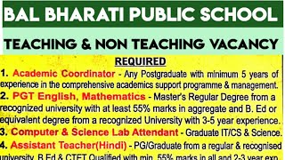 CBSE BOARD SCHOOL TEACHER VECANCY ||शिक्षक भर्ती विज्ञापन #kvs #prt #dsssb #tgt #pgt #primary #ntt