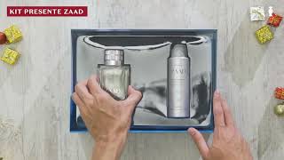 Impressionante!! Entre as fragrâncias mais marcantes do país agora em um kit personalizado!! Zaad 💞