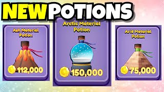 I TRIED ALL THE NEW POTIONS | Dragon Adventures Ash material potion Artic Material potion Arid pot