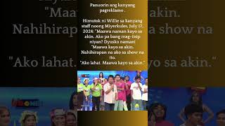 Willie Revillame, nagreklamong nahihirapan na sa  Wil To Win  Totoo ba