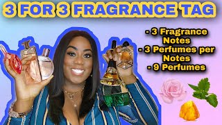 3 FOR 3 PERFUME TAG || 3 NOTES x 3 PERFUMES || COCO PEBZ