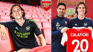 Arsenal Signs Calafiori Finally With 70M£✅Arteta Shocking Reaction🔥Calafiori Unveiling Shirt Arsenal