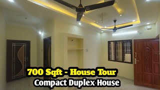 House Tour 700 Sqft | Compact 2 Bhk House | 3 Duplex House For Sale in Porur Near Kovur