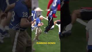 90 years old army veteran touchdown!