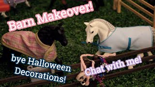 Barn Makeover + Taking Down My Halloween Decorations + Chat With Me!