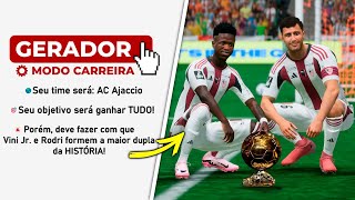 1 Temporada pra Concluir o DESAFIO do Gerador de Modo Carreira!