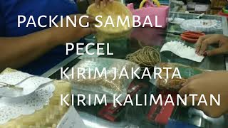 packing sambal pecel gaess