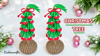 Amazing 🎄 DIY - Macrame Christmas Tree Ornament Tutorial 😍 | ÁRBOL de NAVIDAD de MACRAME