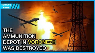 Ukraine's Security Service drones strike ammunition depot in Russia's Voronezh Oblast