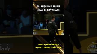 Gorst cay đắng chấp nhận thua cuộc #shorts  #billiardpoolvn #billiardvn