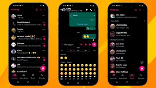 SAIU! NOVO WHATSAPP AMOLED LITE COM FUNÇÃO DE EDITAR AS MENSAGEM,FIXA CONVERSAS E STATUS,EMOJIS IOS