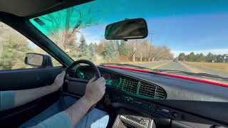 Porsche 944 Turbo - in car driving video