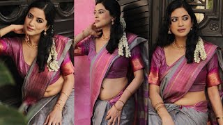 Hindi actress saanvi dhiman 😍 hot nave photoshoot video✨😳