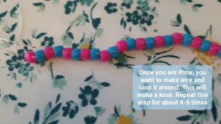 Steps to make a bracelet 💖 | Zozo diy |