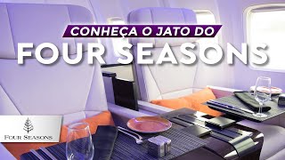 Conheça o Jato Privativo do Four Seasons | Four Seasons Private Jet [EN Subtitles]