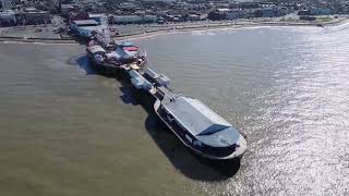 A sunny April day in Blackpool.