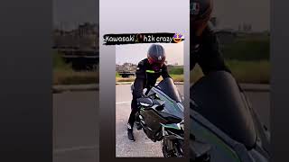 Kawasaki Ninja H2 Status | Ninja H2 Stunt 4k HD| #shorts #h2r #kawasakininjah2r #kawasaki