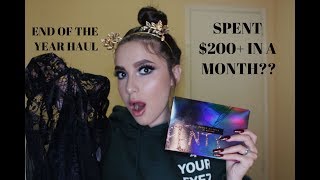 END OF 2017 HAUL ft. FENTY BEAUTY, F21, MESHKI BOUTIQUE, & MORPHE || Makeup by Lez